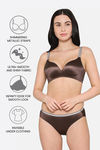 Wacoal Padded Non-Wired 3/4Th Coverage T-Shirt Bra - Dark Brown — thumbnail 6